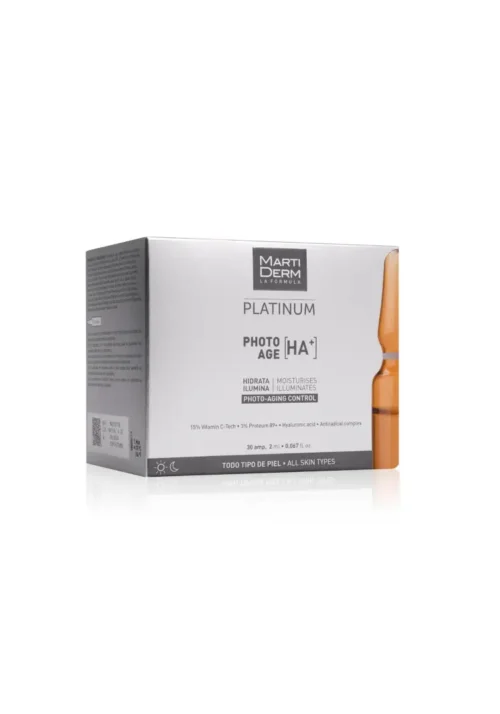 martiderm platinum photo age ha plus ampollas antioxidantes hidratantes