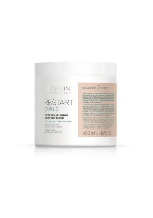 Revlon Restart Curls Nourishing Mask para cabello rizado y ondulado 500 ml