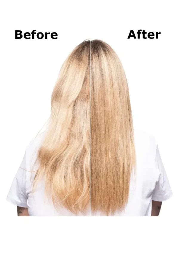 Cabello restaurado Resultados con Goldwell Dualsenses Rich Repair Cream Shampoo
