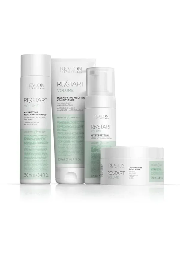 Aplicación del Revlon Restart Volume Magnifying Shampoo