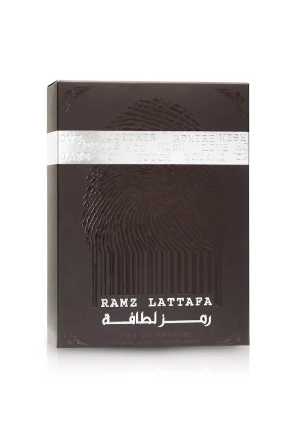 Packaging Lattafa Ramz Silver